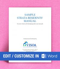 Sample Residents Manual